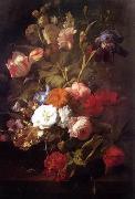 unknow artist Floral, beautiful classical still life of flowers.128 France oil painting reproduction